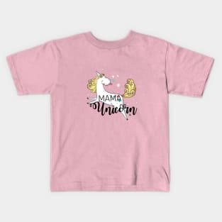 Mama Unicorn Kids T-Shirt